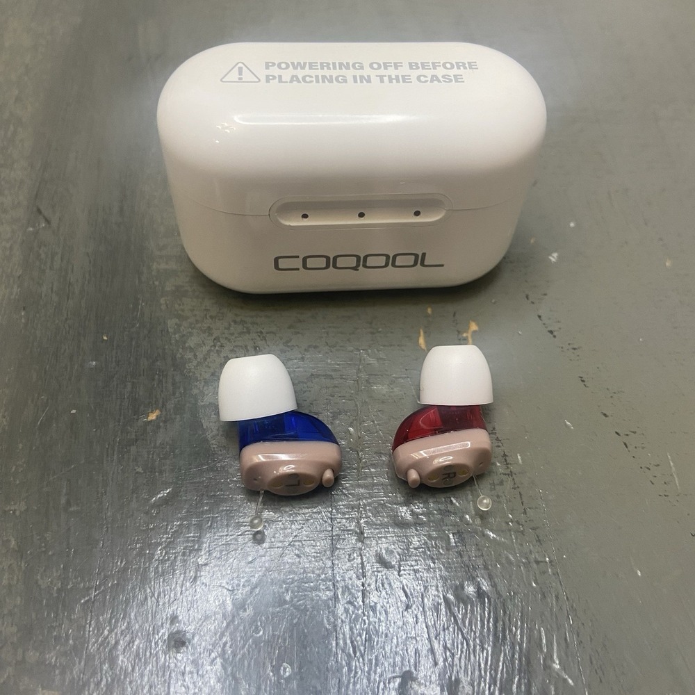COQOOL  In-Ear Hearing Aid Device With Charging Case Model JH-A17B